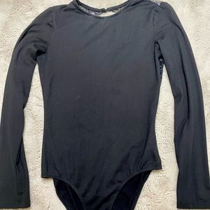 Backless lace bodysuit